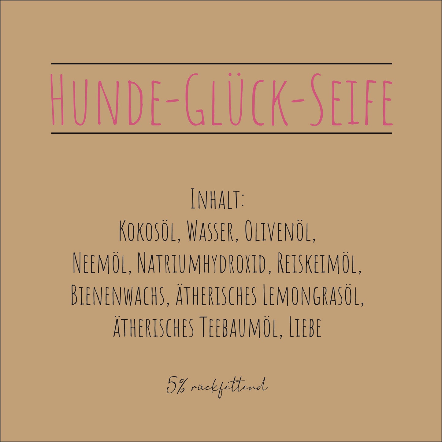 Hunde-Glück-Seife