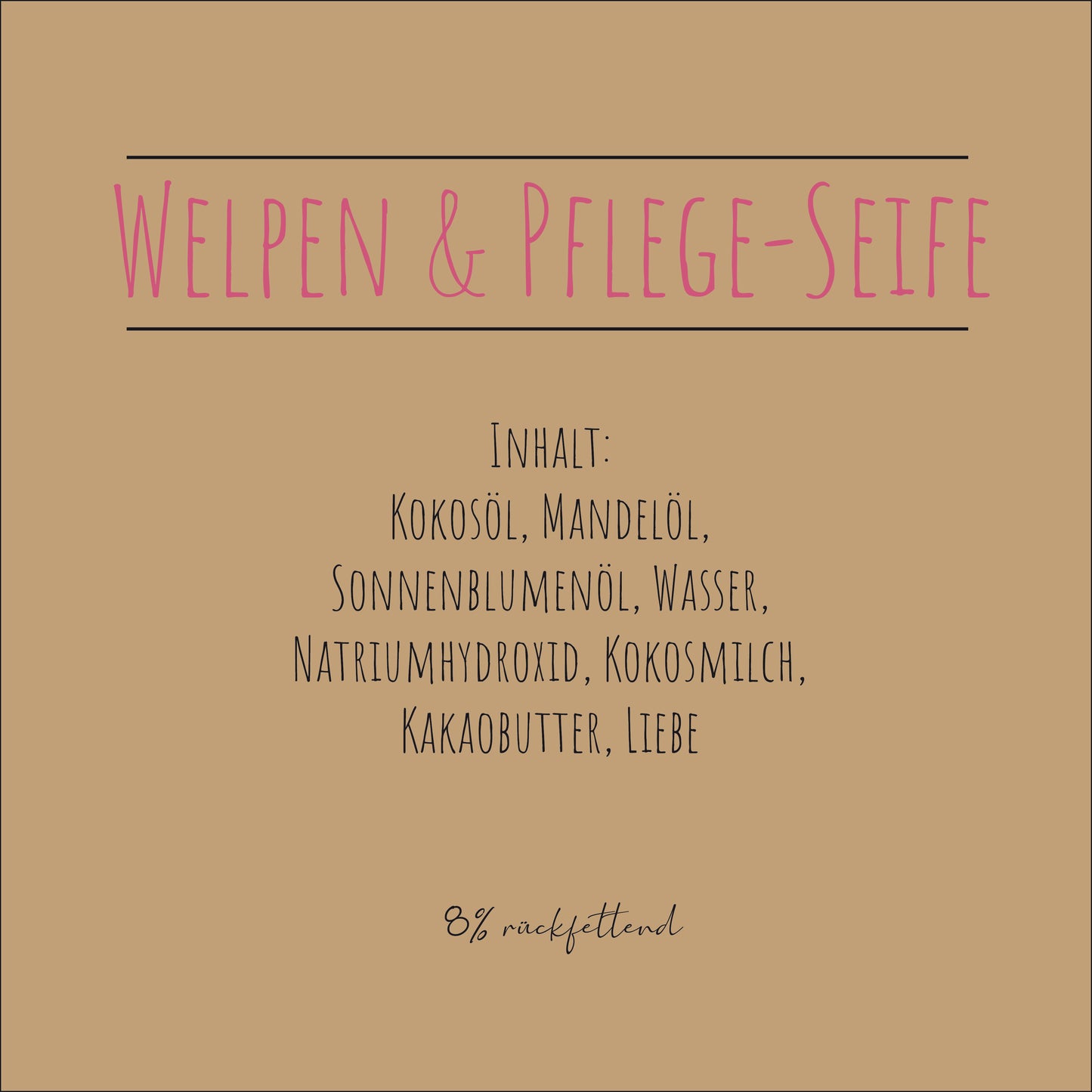 Welpen & Pflege-Seife