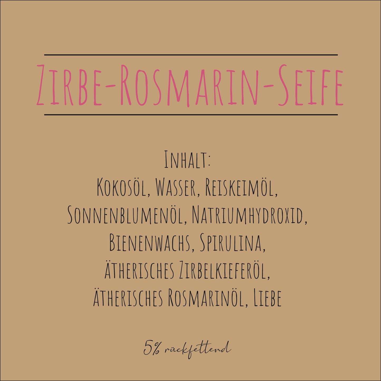 Zirbe-Rosmarin-Seife