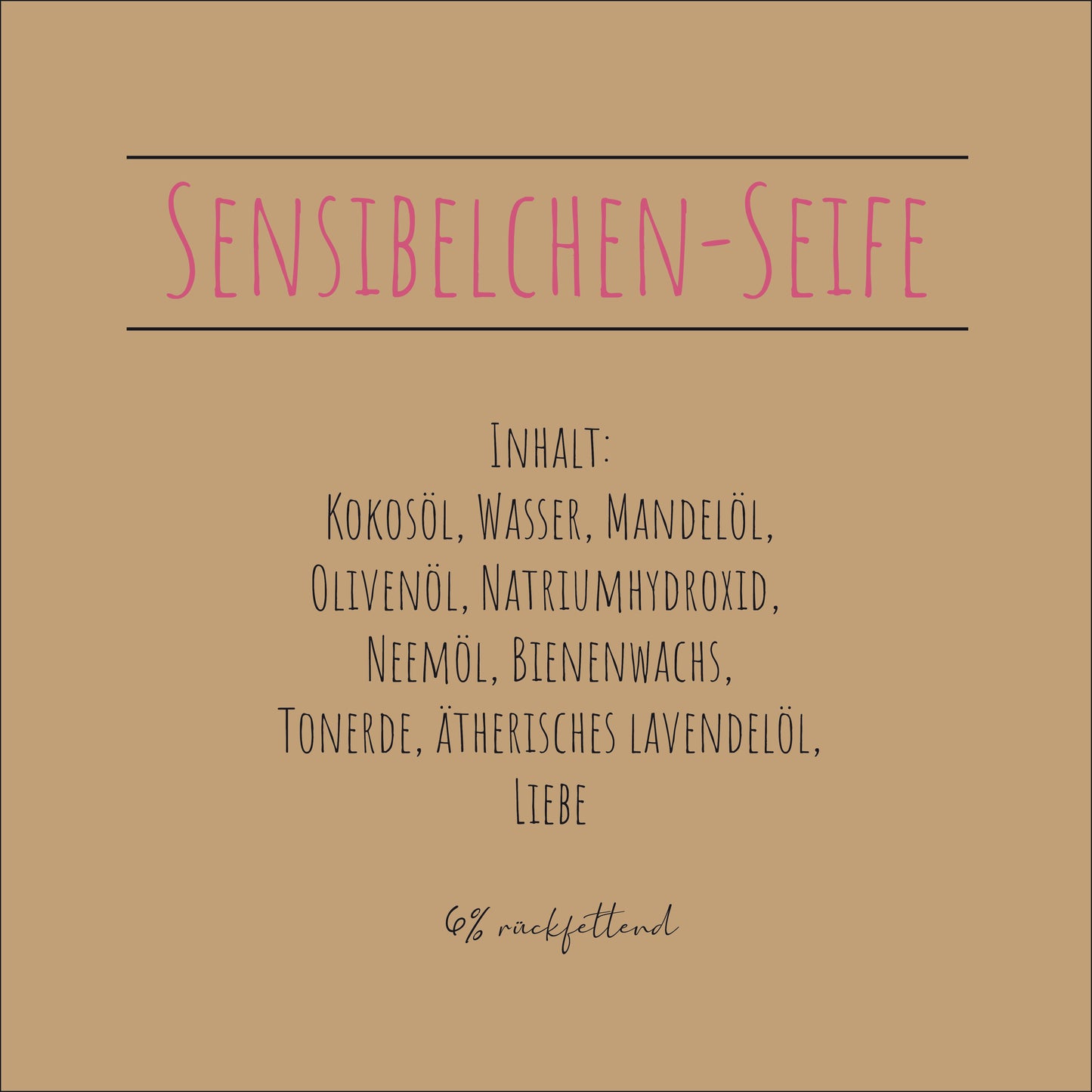 Sensibelchen-Seife